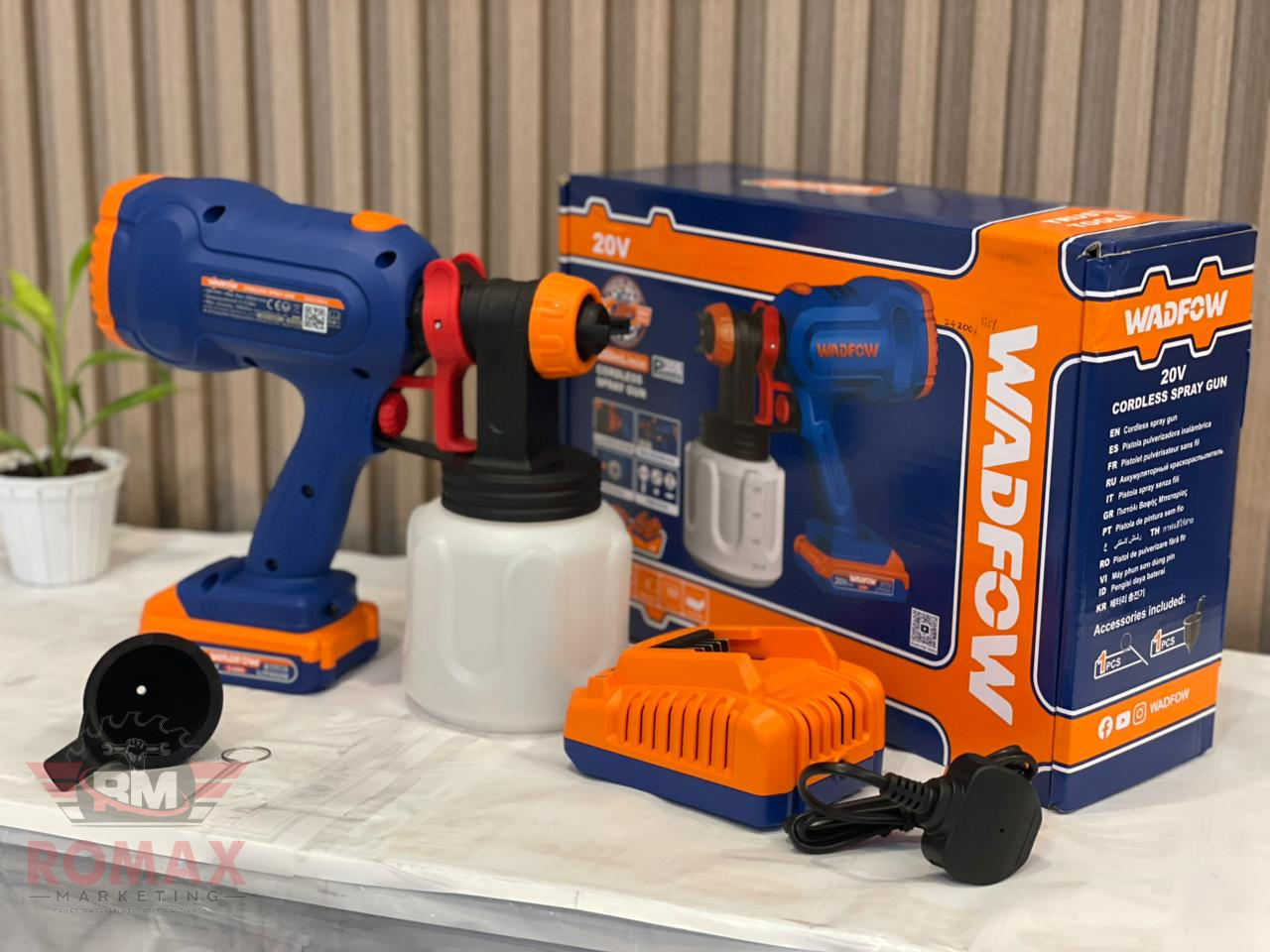WADFOW 20V Cordless Paint Sprayer (WSU30684)