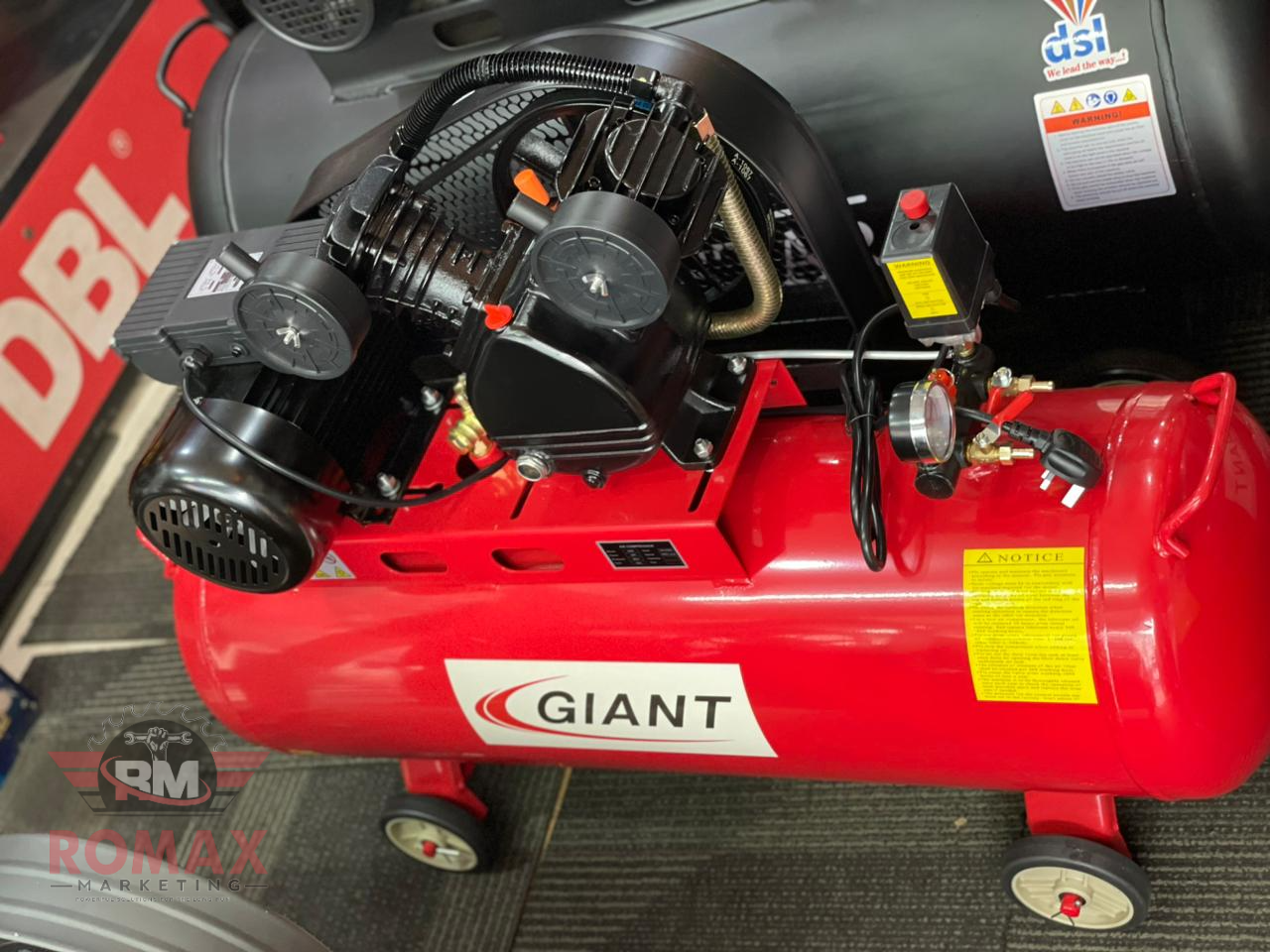 GIANT 100L Air Compressor (3HP, 100L-2065)
