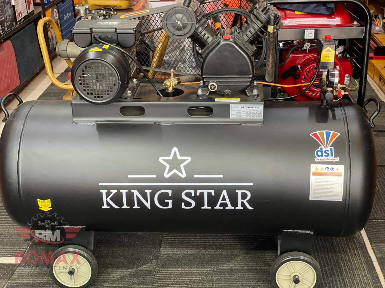 KINGSTAR 200L Industrial Air Compressor (3HP / 2.2kW)