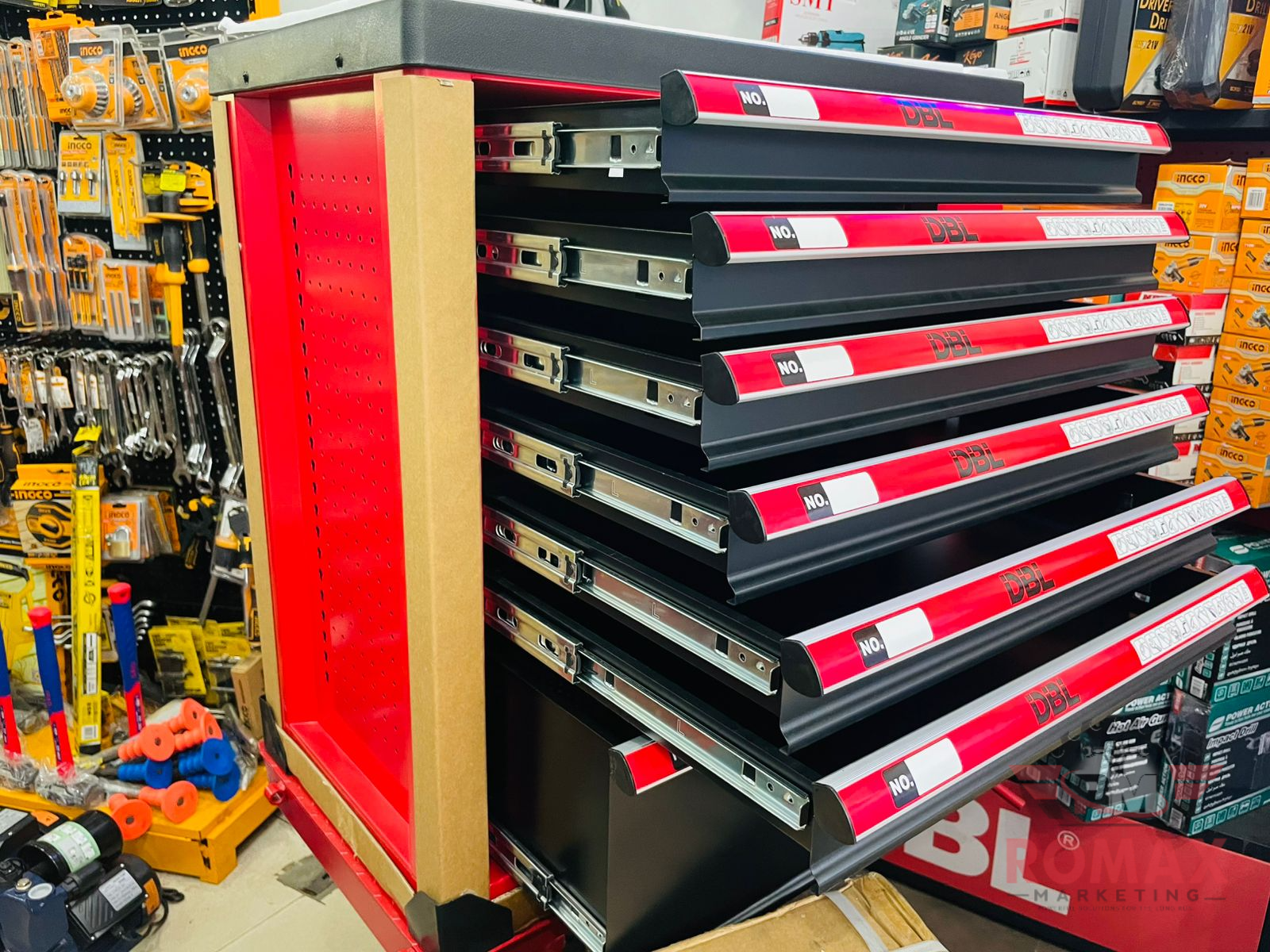 DBL 7-Drawer Heavy Duty Tool Cabinet (Empty)