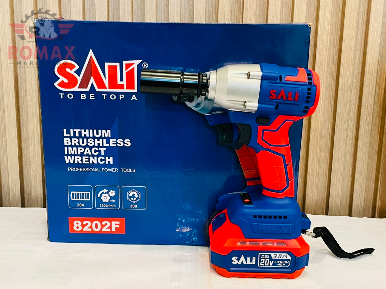 SALI 20V 4.0Ah Professional Cordless Impact Wrench (8202F)