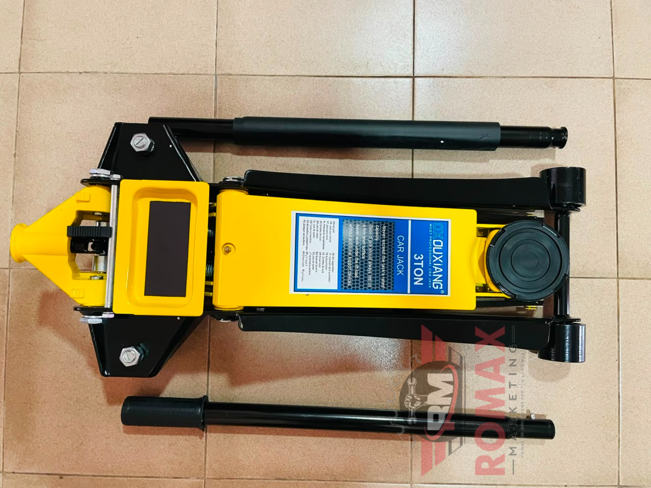 OXOUXIANG Low Profile Double Piston Hydraulic Floor Jack (30kg)